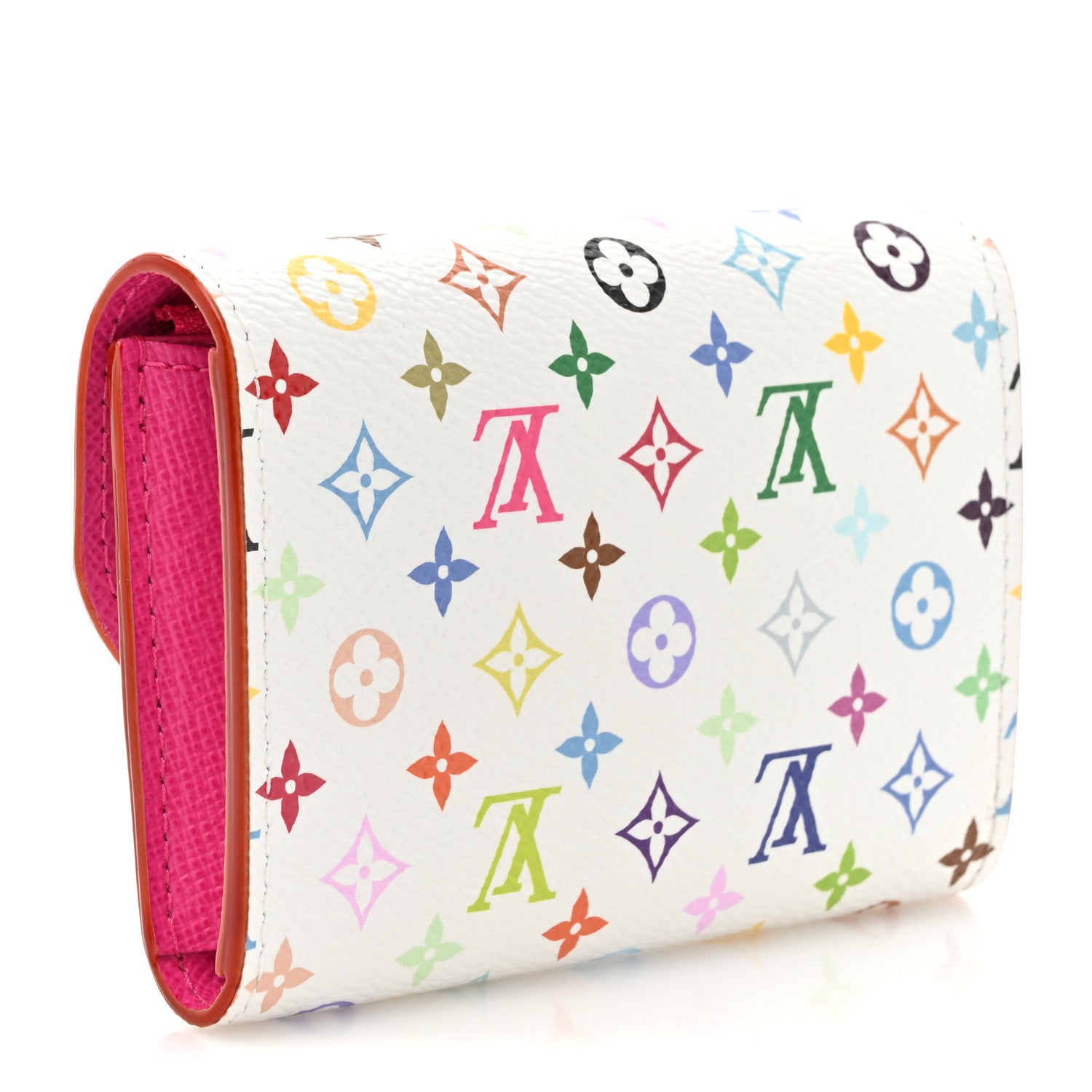 Louis Vuitton LV X TM Monogram Multicolor Rosalie Coin Purse White Kawaii Pink 3 of 8