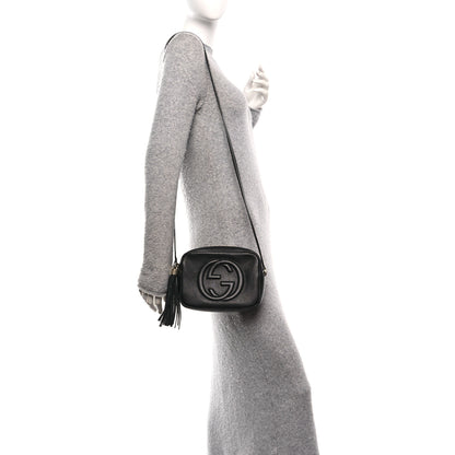 Gucci Pebbled Calfskin Small Soho Disco Bag Black 2 of 10