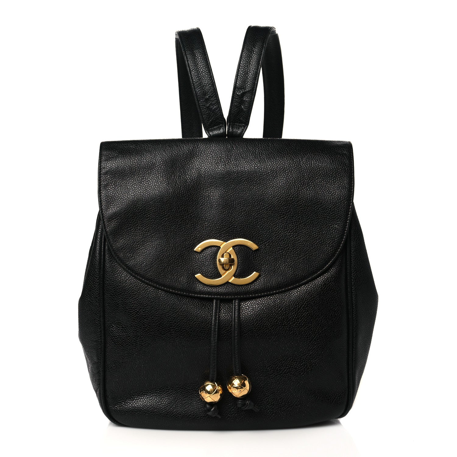 Chanel Caviar CC Backpack Black 1 of 9