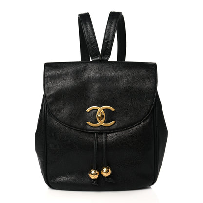 Chanel Caviar CC Backpack Black 1 of 9