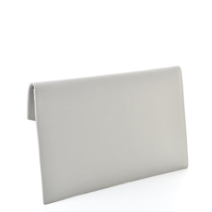 Saint Laurent Grain De Poudre Uptown Pouch Granite 3 of 8