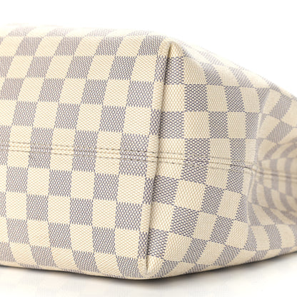 Louis Vuitton Damier Azur Graceful MM Rose Ballerine 9 of 19