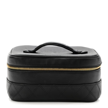 Chanel Lambskin Vanity Cosmetic Case Black 1 of 12
