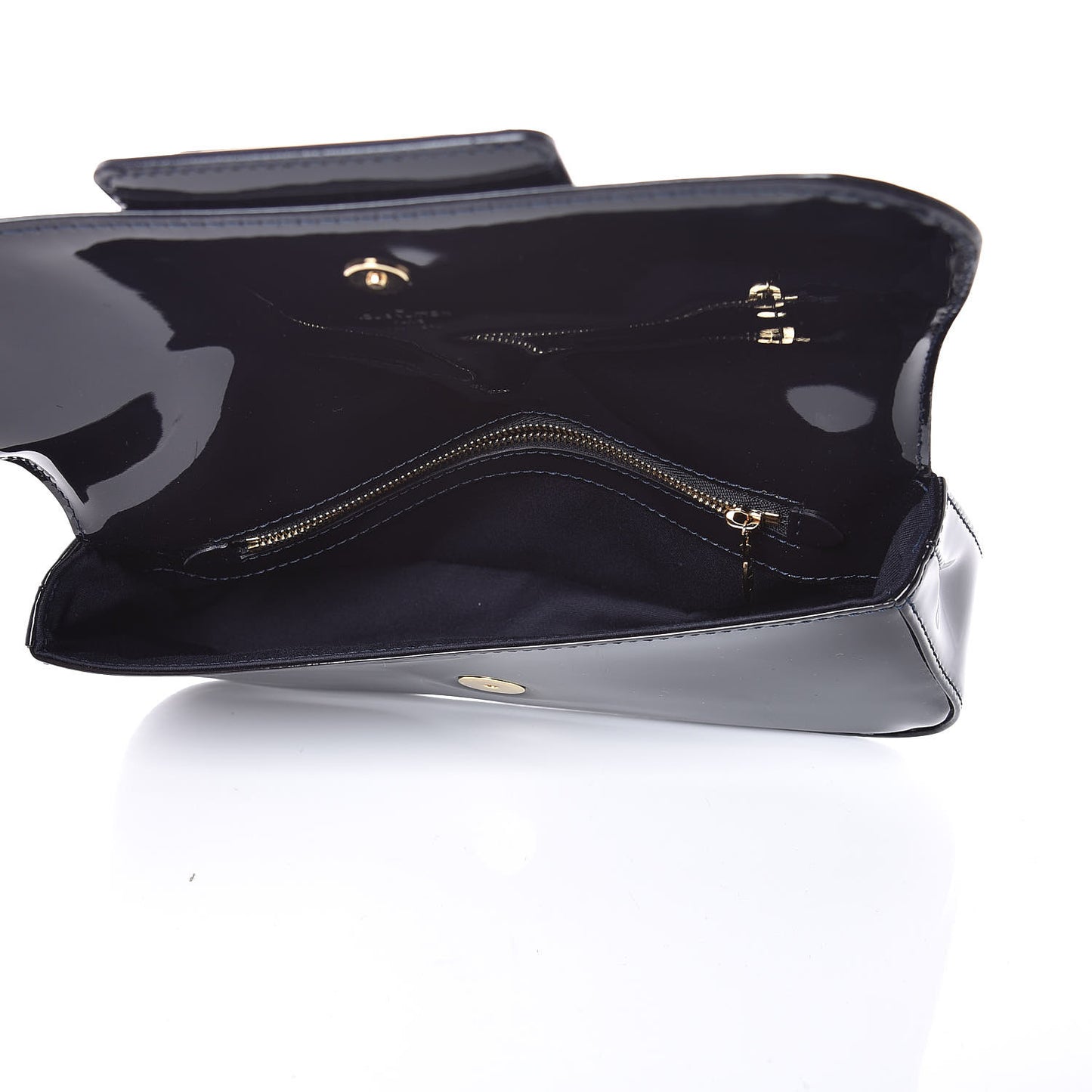 Patent Sobe Clutch Blue Infini