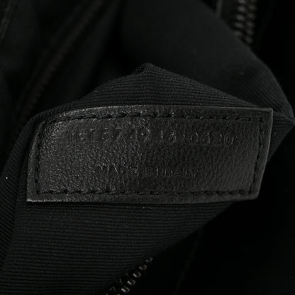 Saint Laurent Calfskin Y Quilted Monogram Monochrome Medium Loulou Chain Satchel Black 7 of 10