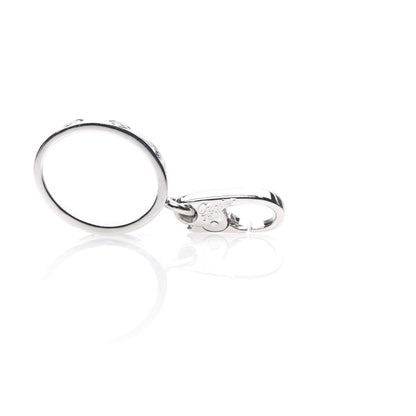 Cartier 18K White Gold Diamond LOVE Ring Charm 4 of 5