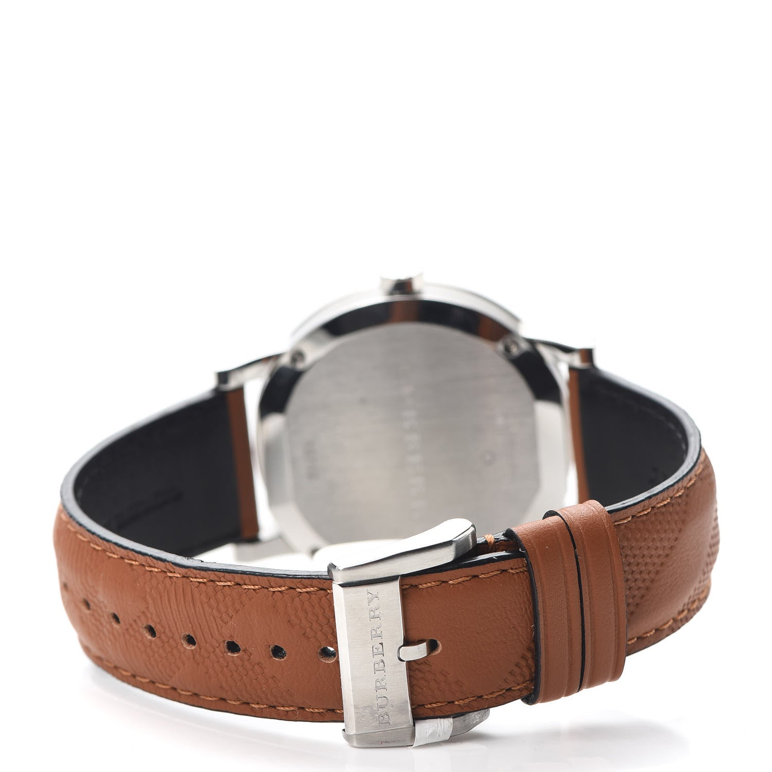 Burberry Stainless Steel Calfskin 42mm The City Quartz Watch Black BU9905 3 of 7