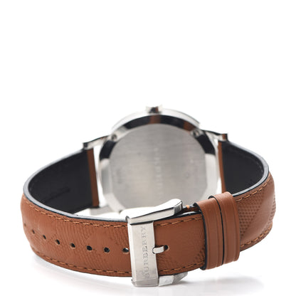 Burberry Stainless Steel Calfskin 42mm The City Quartz Watch Black BU9905 3 of 7