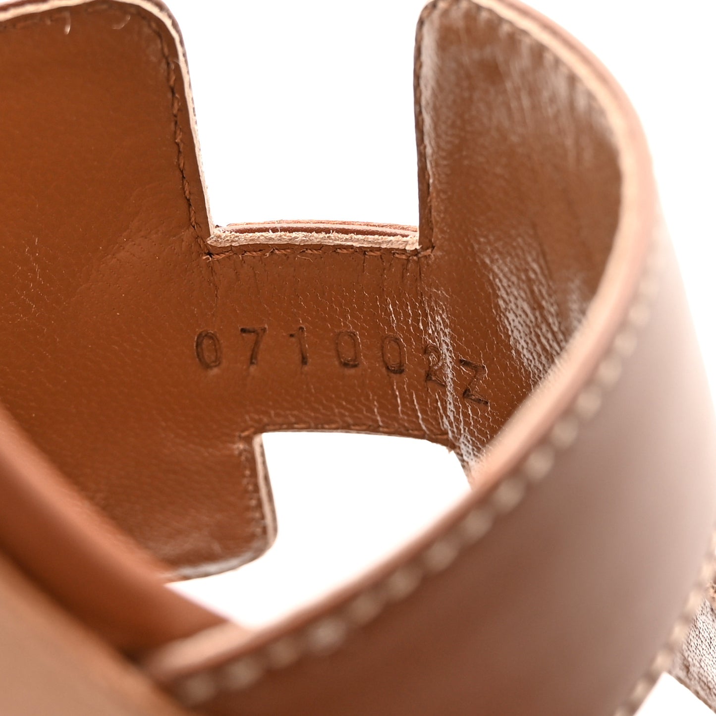 Calfskin Oasis Sandals 37.5 Gold