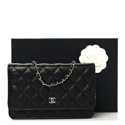 Chanel Caviar Quilted Wallet on Chain WOC Black 13 of 13