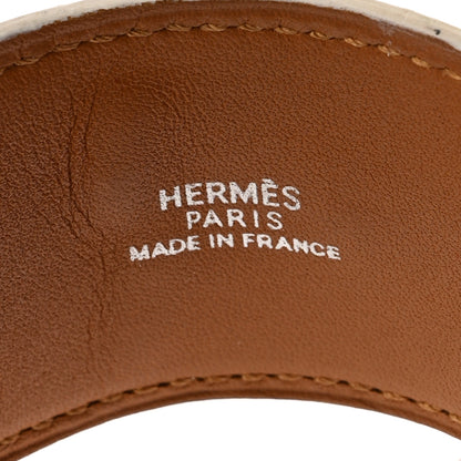 Hermes Epsom Collier de Chien CDC Bracelet S White 4 of 5