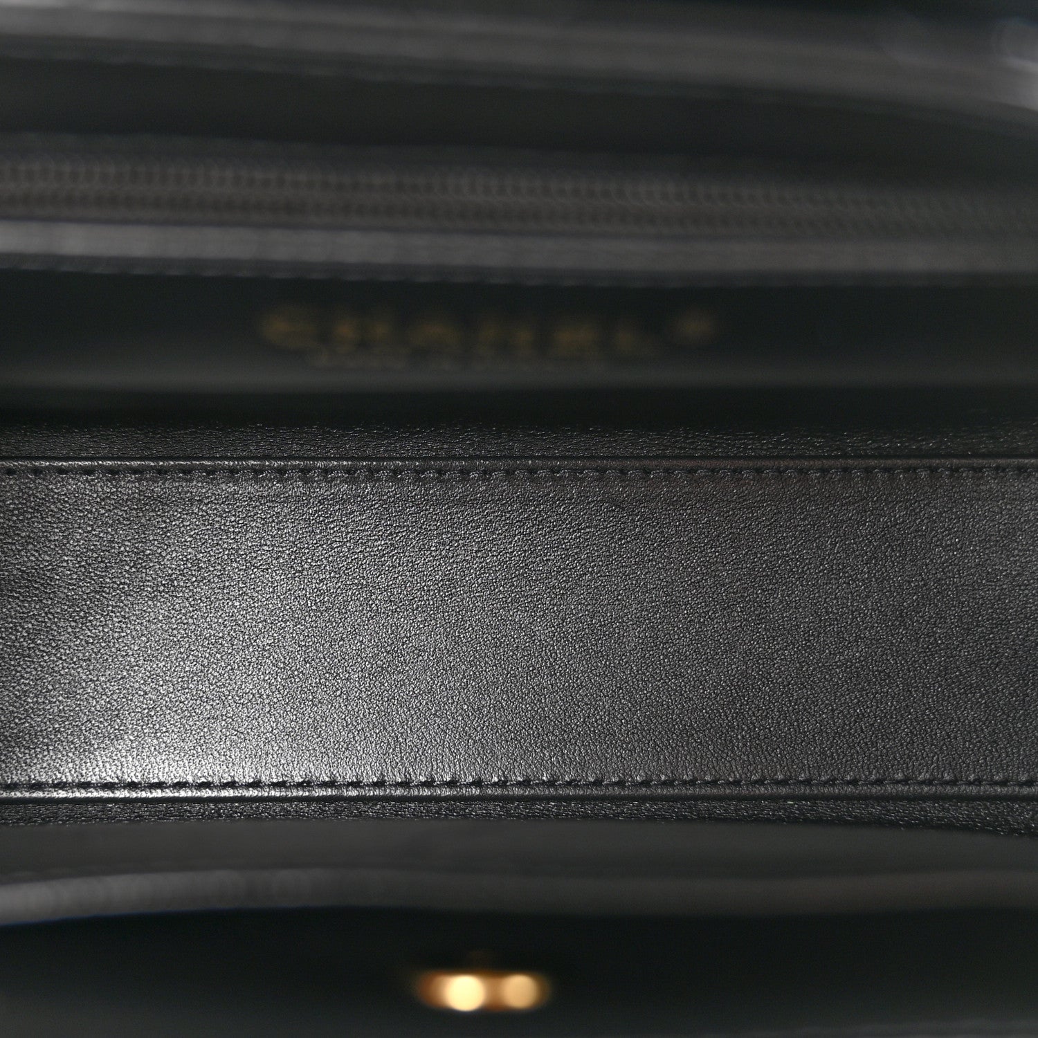Chanel Shiny Aged Calfskin Quilted Nano Kelly Shopper Black 5 of 11
