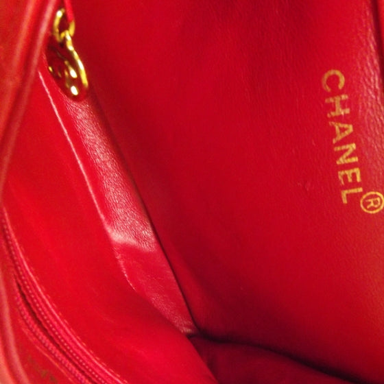 Chanel Lambskin Double Sided Small Flap Red 7 of 13