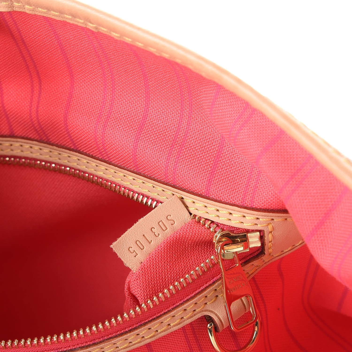 Louis Vuitton Damier Azur Delightful MM Pink 8 of 10