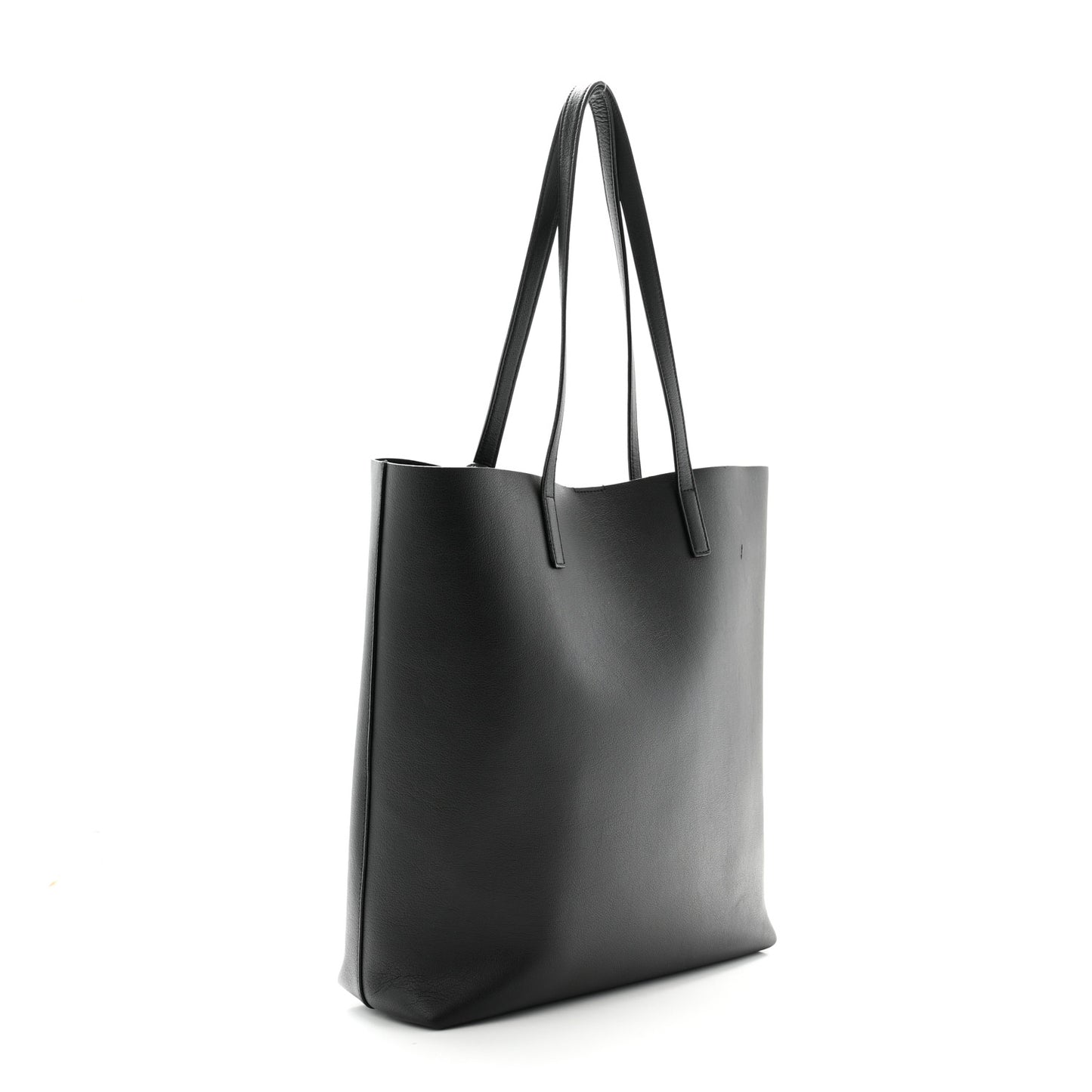 Calfskin North-South Shopping Tote Black