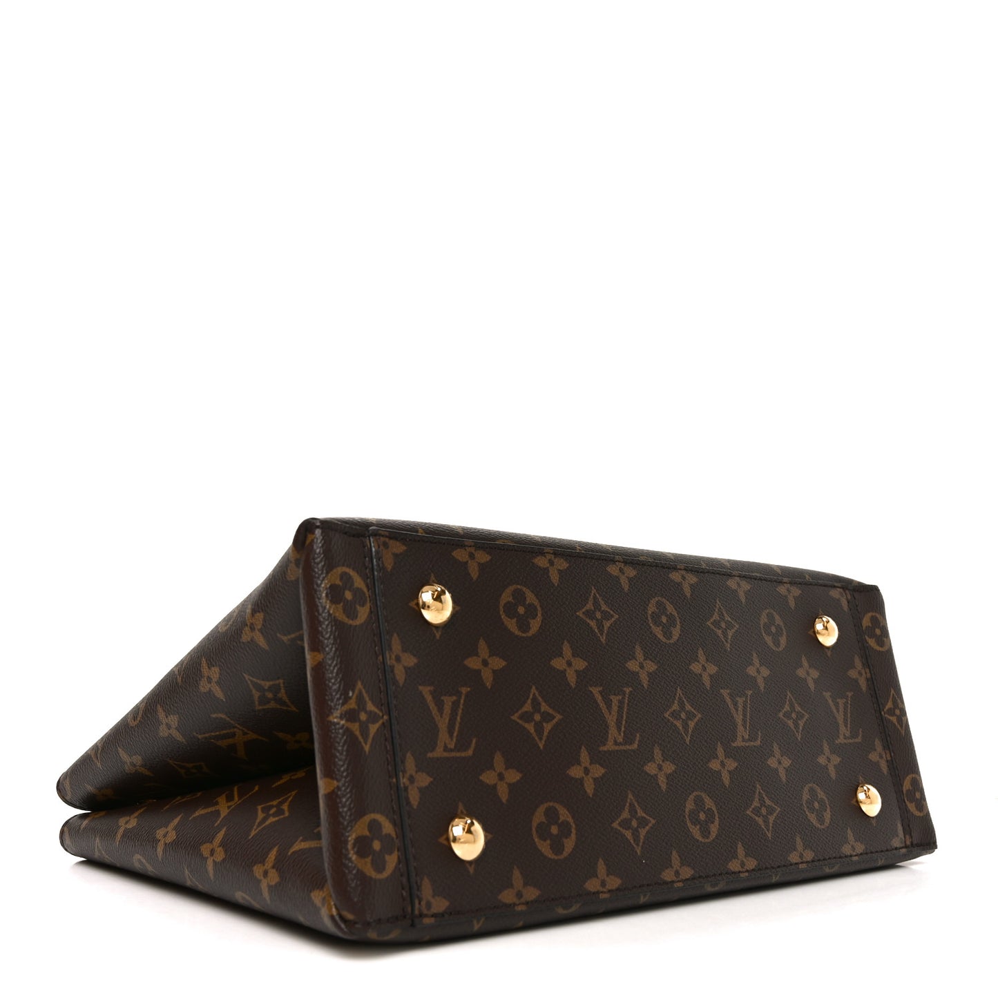 Monogram Flower Tote Caramel