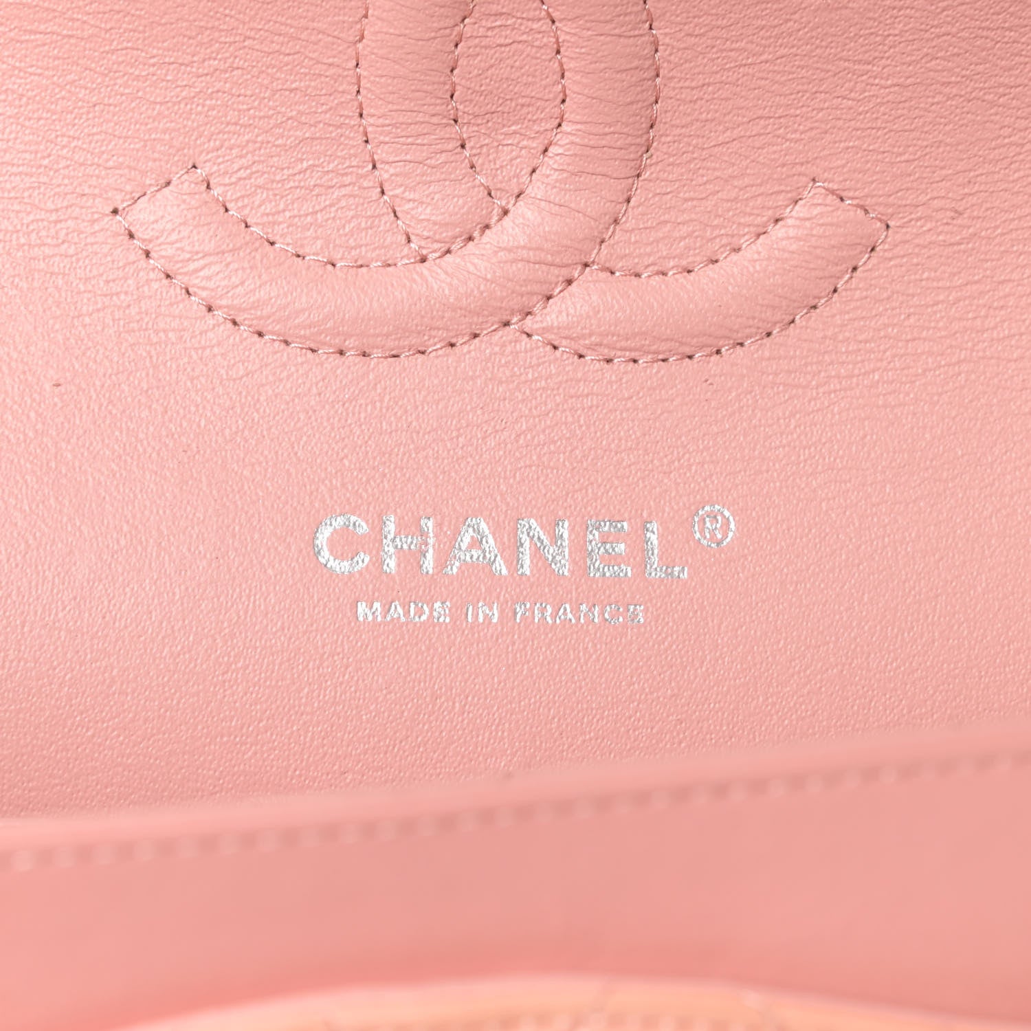 Chanel Patent Quilted Medium Double Flap Pink 6 of 13