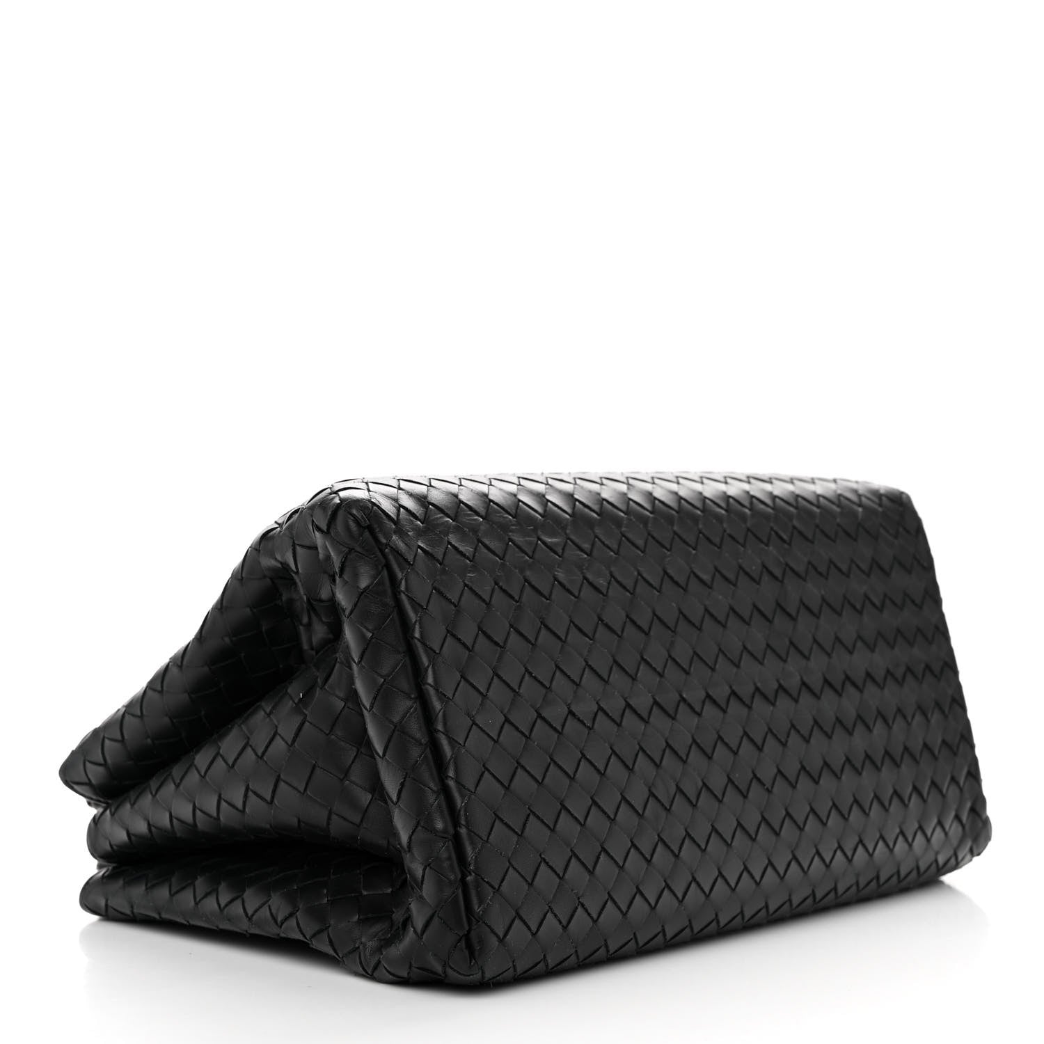 Bottega Veneta Light Calf Intrecciato Small Roma Black 4 of 12