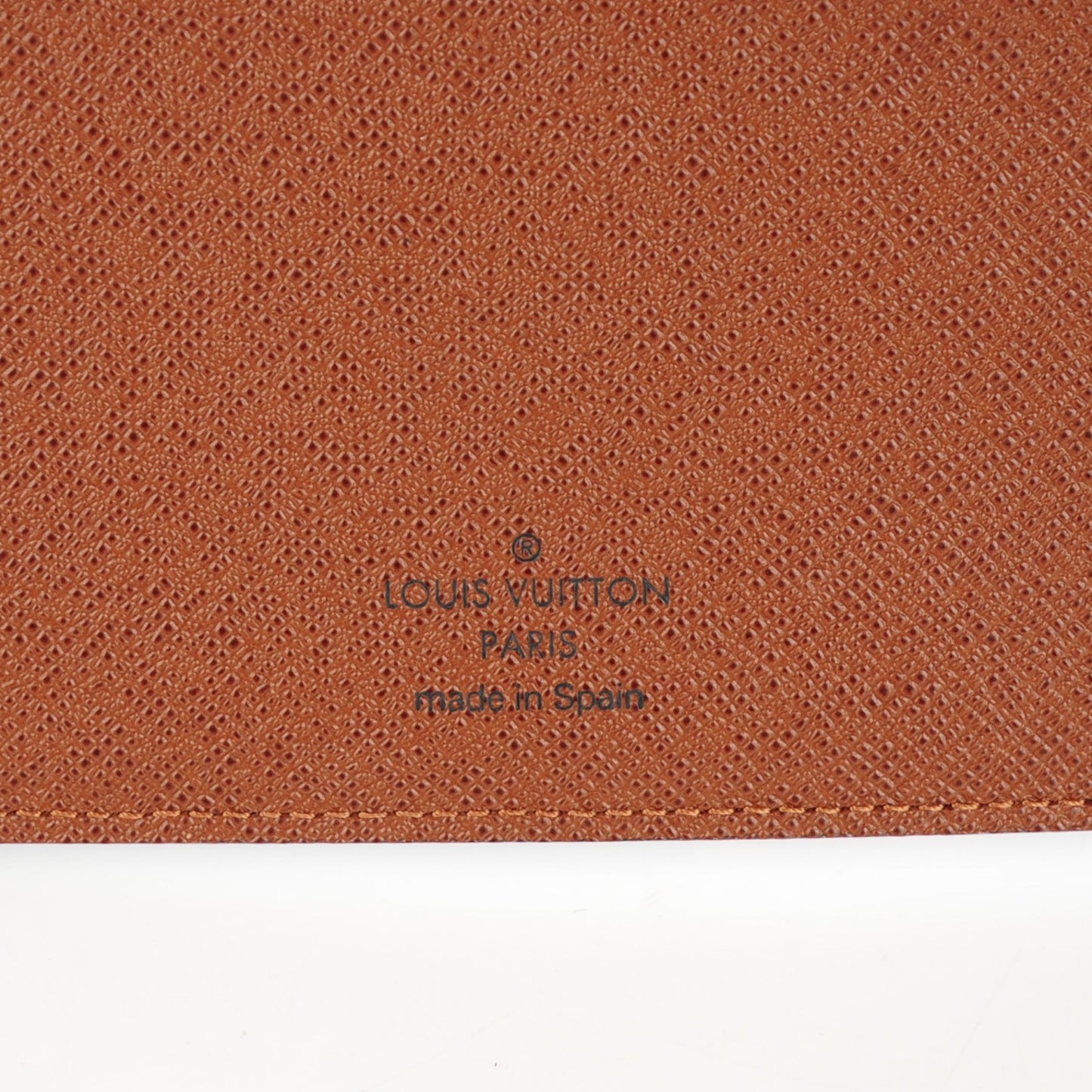 Monogram Desk Agenda Cover