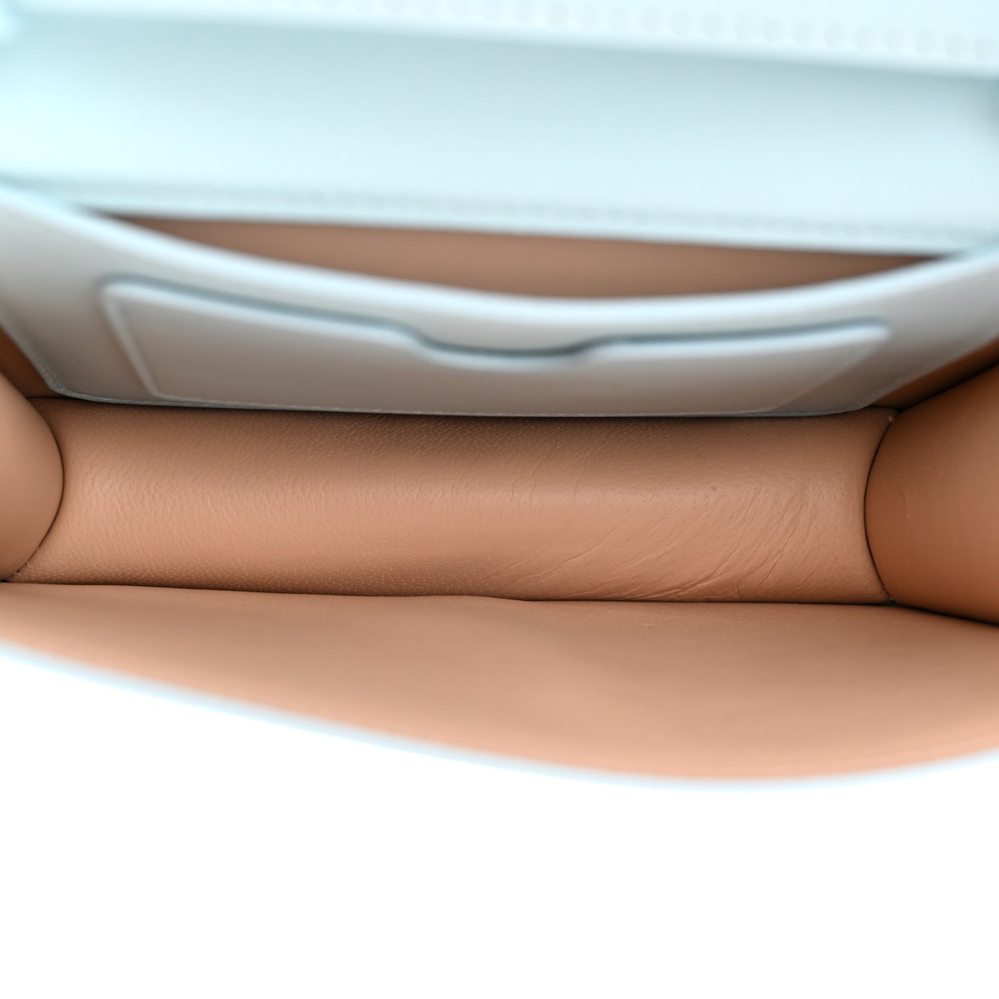 Skull Four Ring Knuckle Crossbody Bag Light Blue