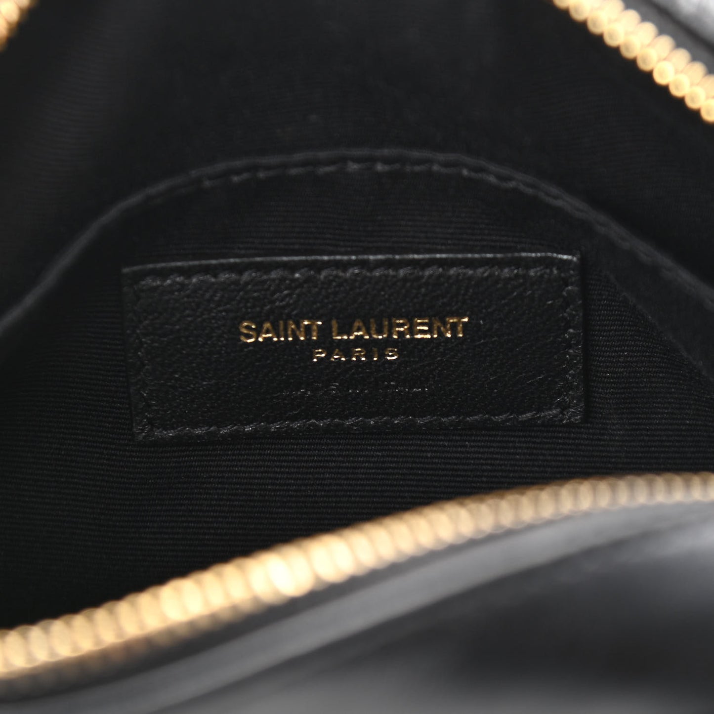 Calfskin Matelasse Monogram Lou Belt Bag Black