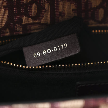 Christian Dior Oblique 30 Montaigne Flap Bag Burgundy 7 of 10