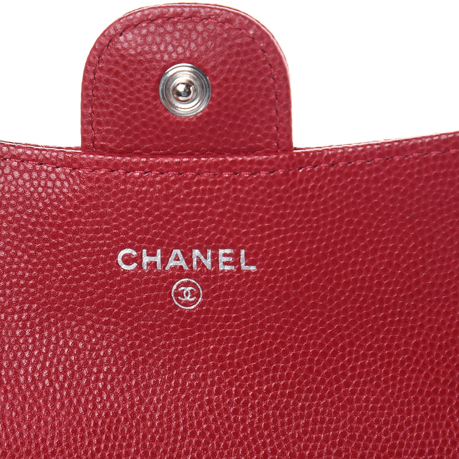 Chanel Caviar Quilted Flap Card Holder Pink 6 of 9