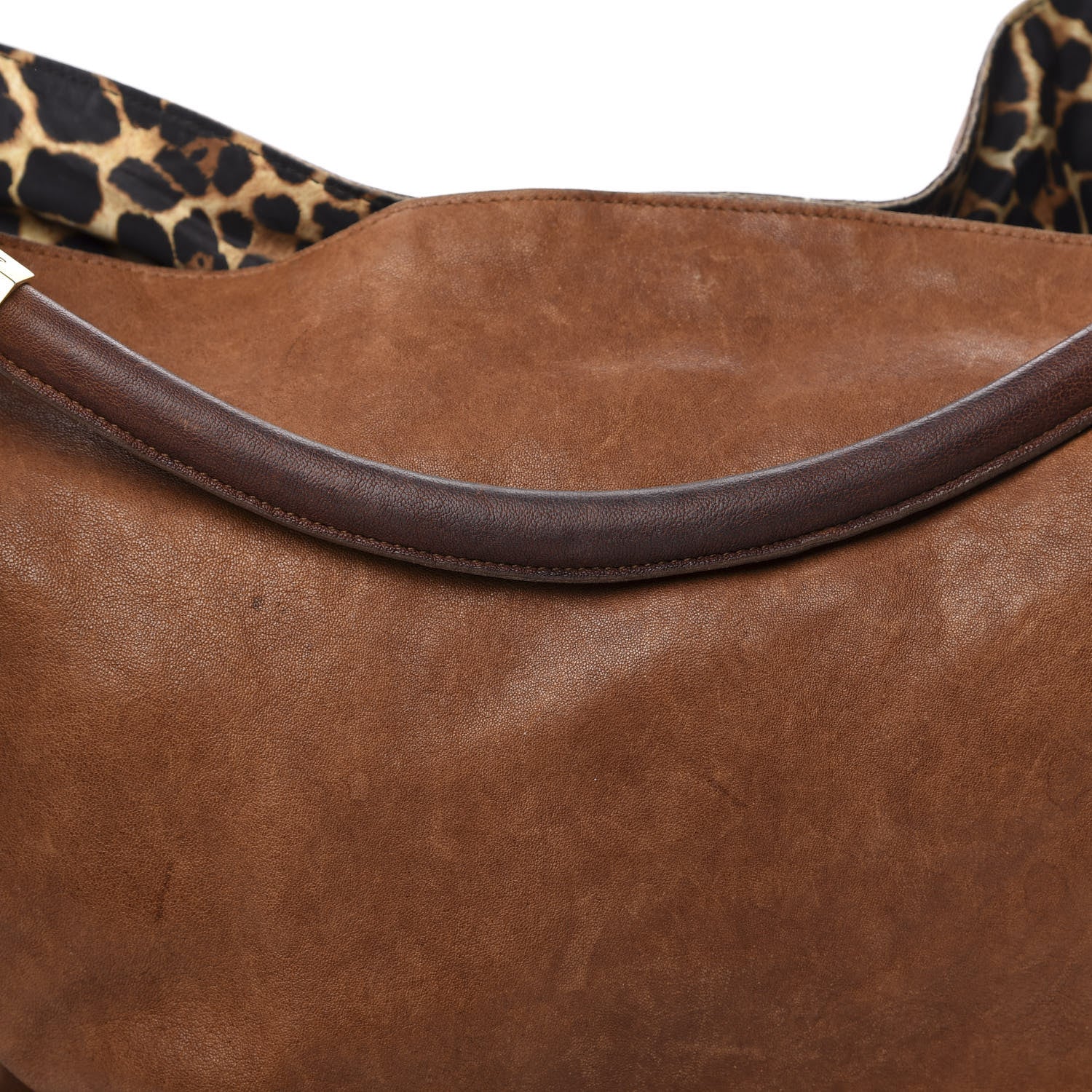 Saint Laurent Sheepskin Large Roady Hobo Brown 18 of 23