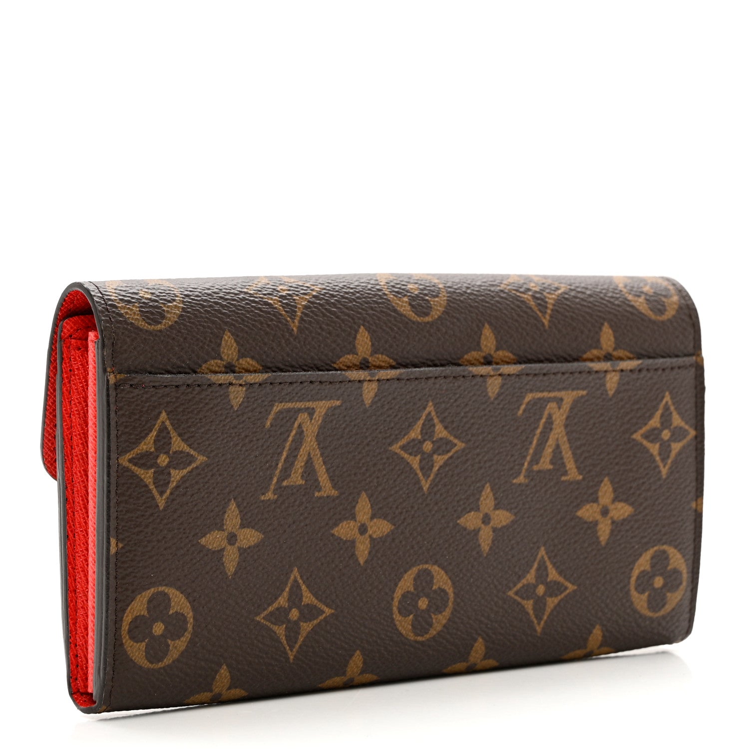 Louis Vuitton Monogram Sarah Wallet NM Coquelicot 3 of 8