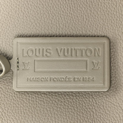 Louis Vuitton Grained Calfskin Aerogram Takeoff Pouch Grey 7 of 8