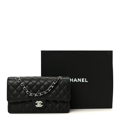 Chanel Caviar Quilted Medium Double Flap Black 12 of 12