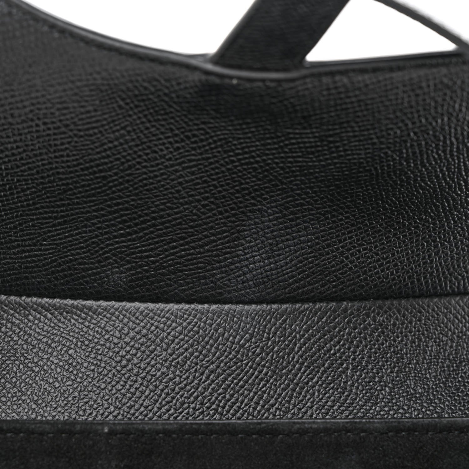 Christian Dior Grained Calfskin Saddle Bag Black 12 of 12