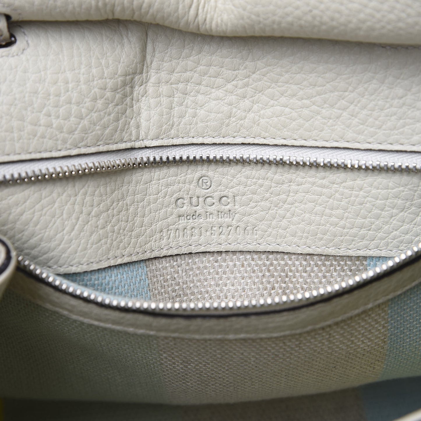Cellarius Calfskin Small Bamboo Daily Top Handle Bag Mystic White