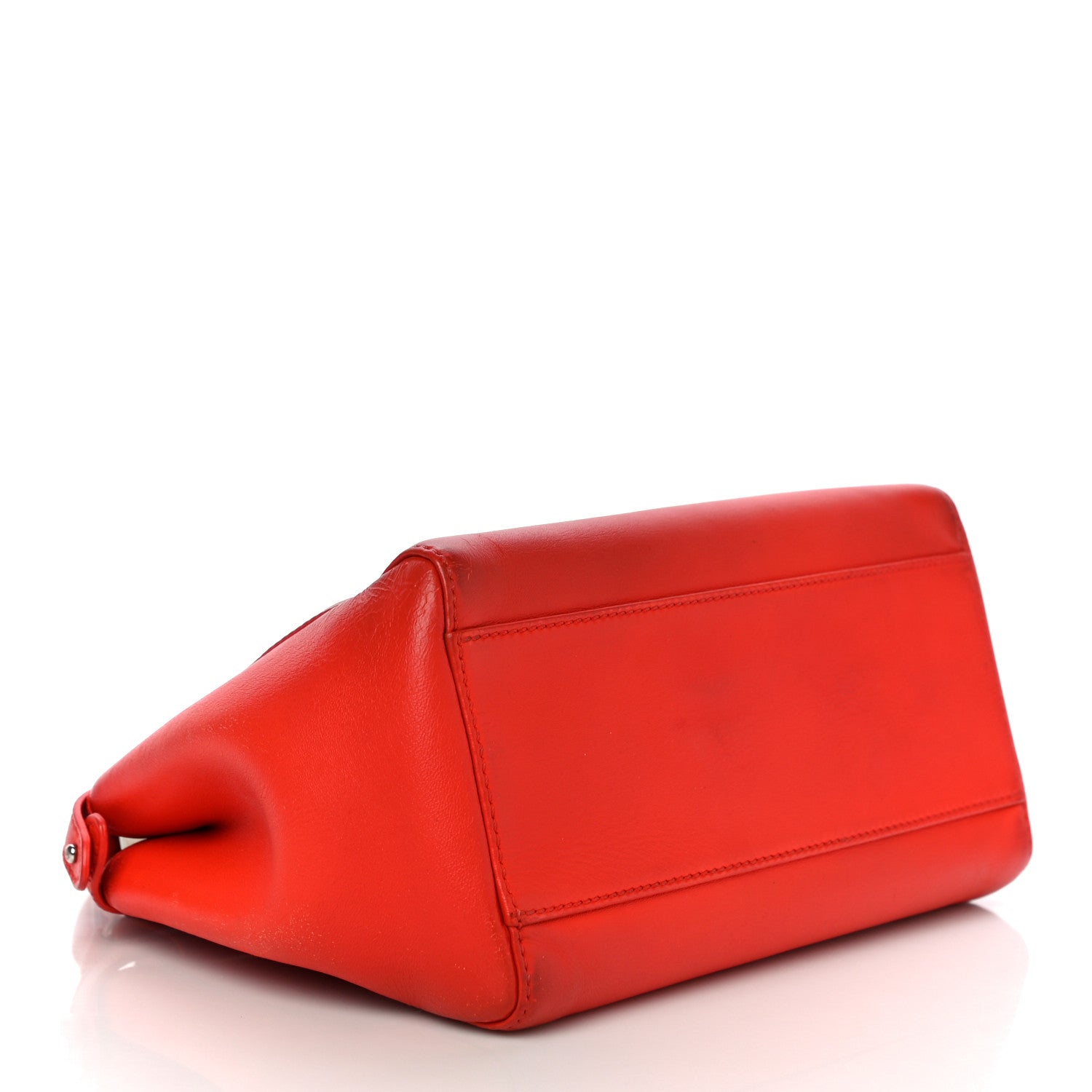Fendi Nappa Mini Peekaboo Iconic Satchel Papavero 4 of 16