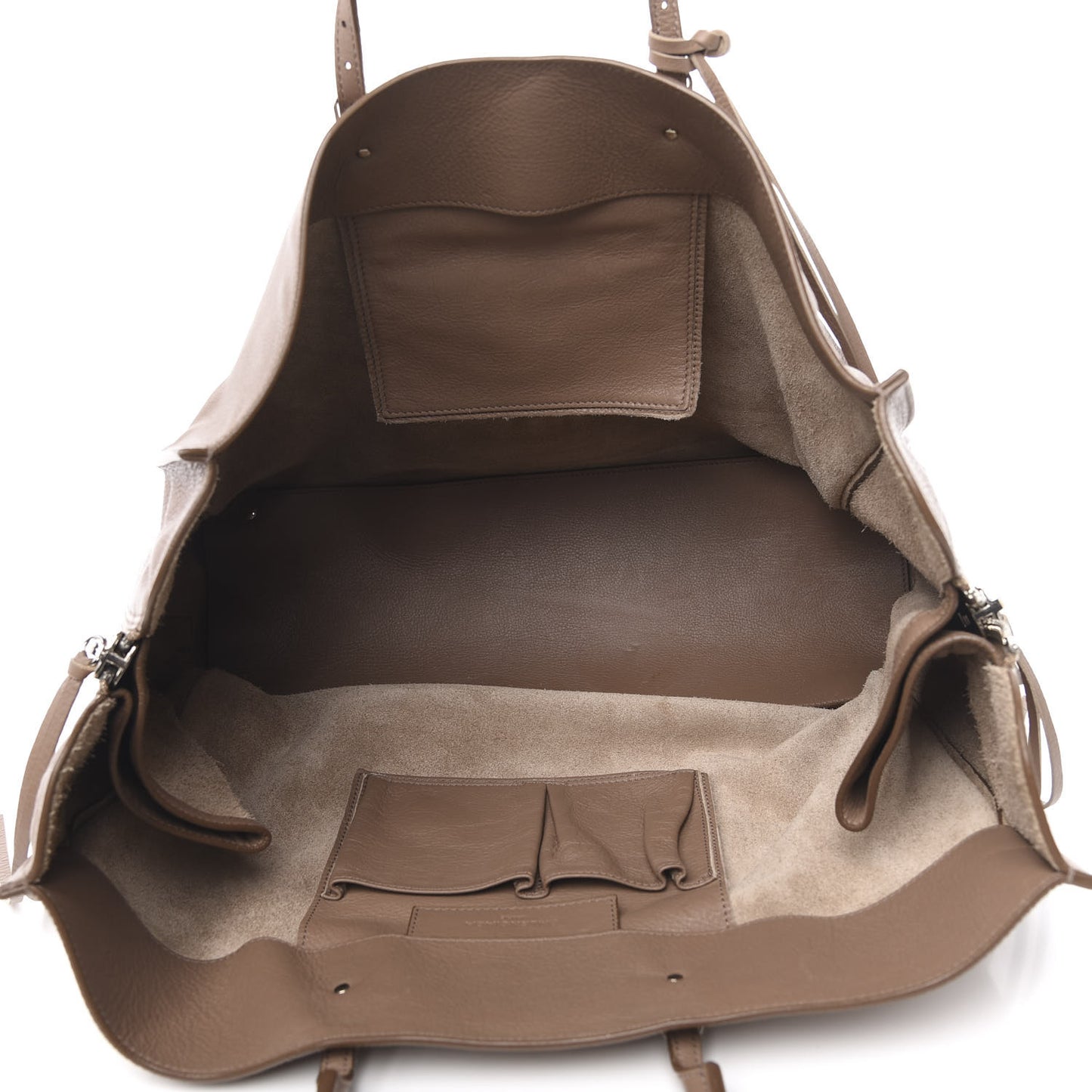 Veau Papier A4 Zip Around Tote Sable