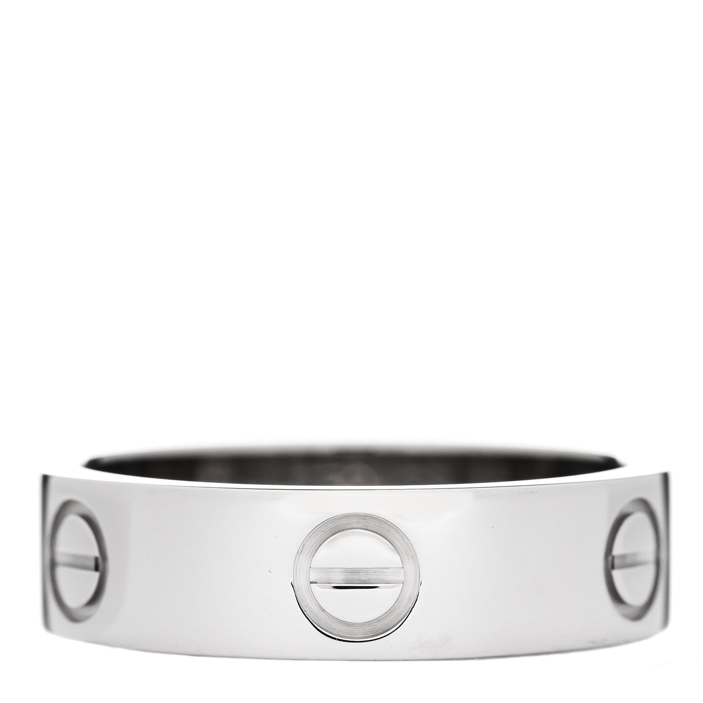 18K White Gold 5.5mm LOVE Ring 56 7.5