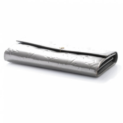 Louis Vuitton Vernis Sarah Wallet Gris Art Deco 4 of 9