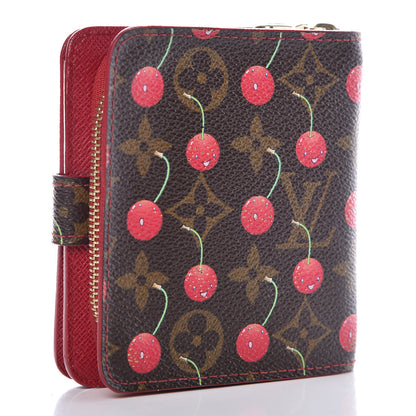 Louis Vuitton Monogram Cerises Compact Zippe Wallet 3 of 10