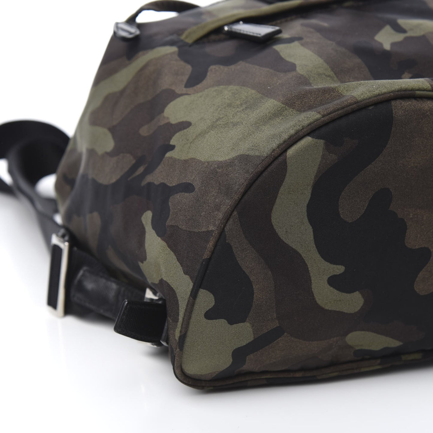 Tessuto Nylon Camouflage Print Cinch Backpack Mimetico