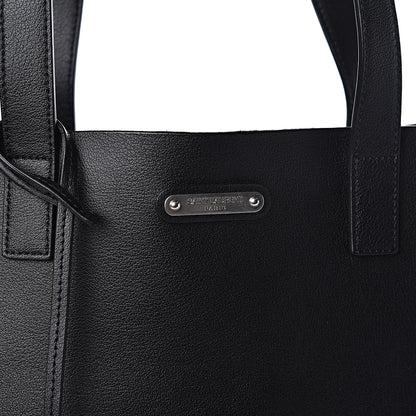 Saint Laurent Calfskin Bold Shopping Tote Black 11 of 11