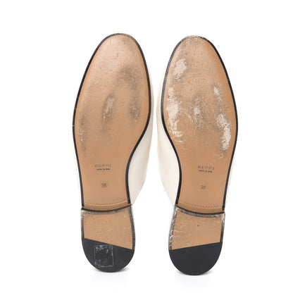 Gucci Malaga Kid Womens Princetown Slippers 38 Mystic White 5 of 13