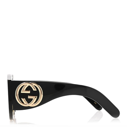 Gucci Acetate Round Frame Sunglasses GG0177S Brown 3 of 8