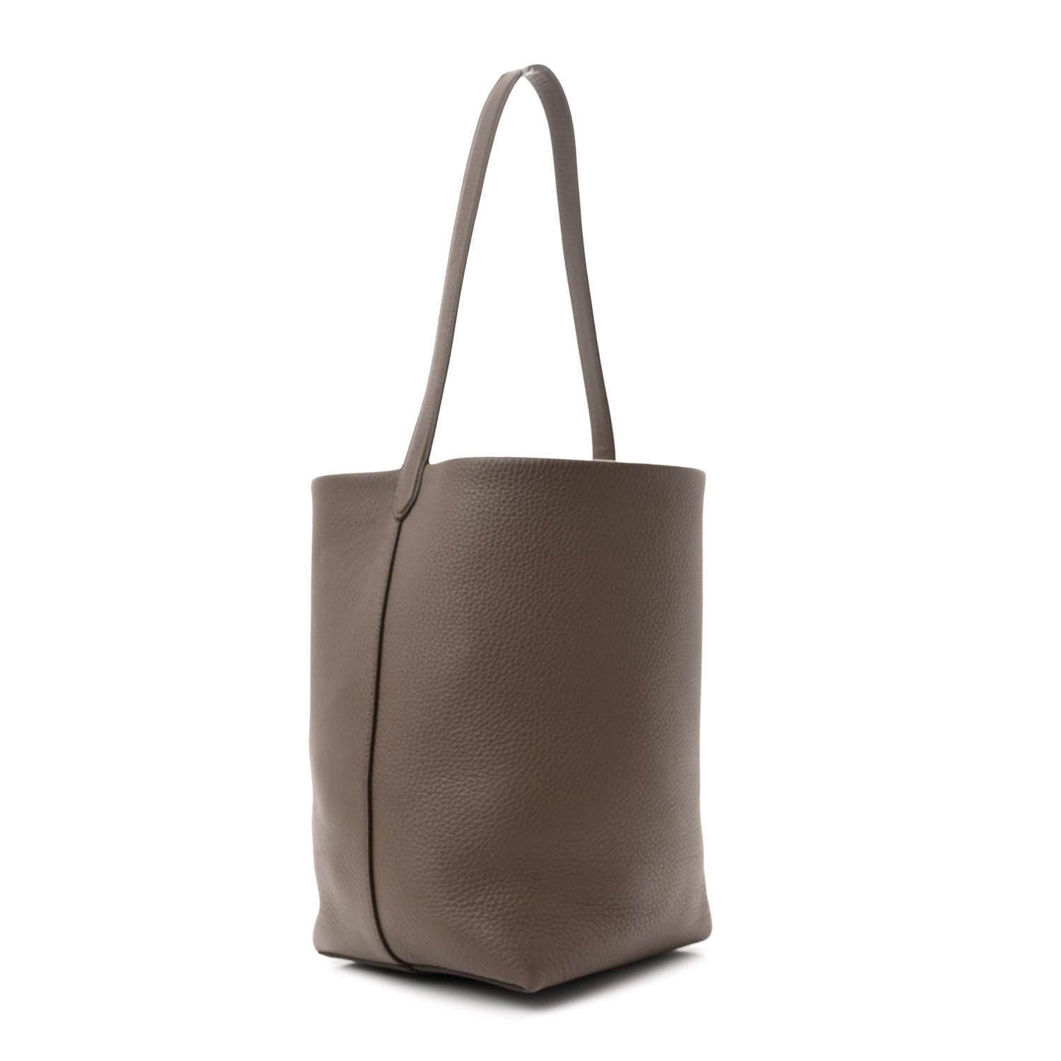 The Row Grained Calfskin Medium N/S Park Tote Taupe 3 of 11