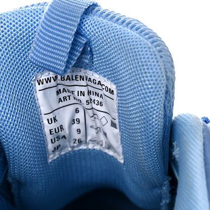 Balenciaga Mesh Nylon Womens Track Sneakers 39 Light Blue 9 of 14