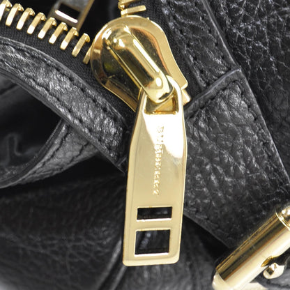 Burberry Grainy Leather Medium Oakford Tote Black 10 of 10