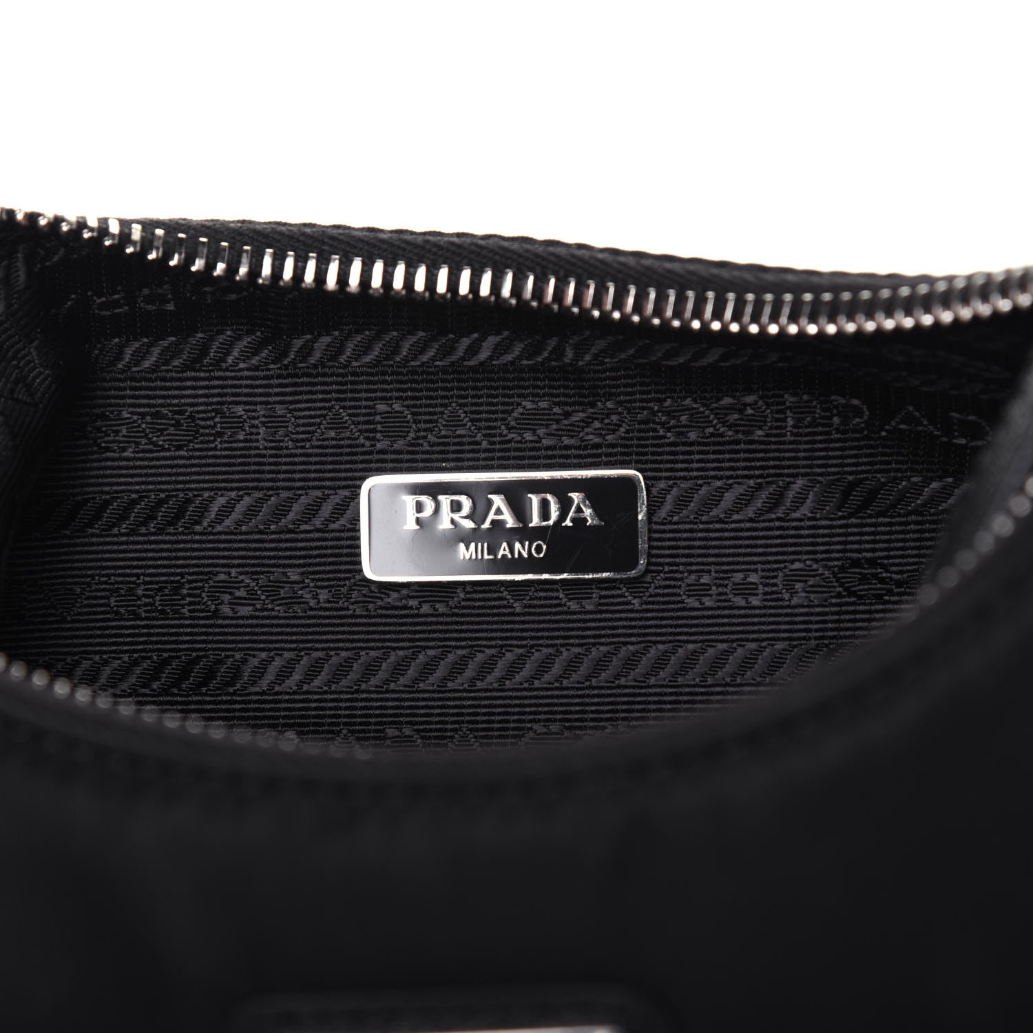 Prada Nylon Re-Edition 2005 Shoulder Bag Black 9 of 17