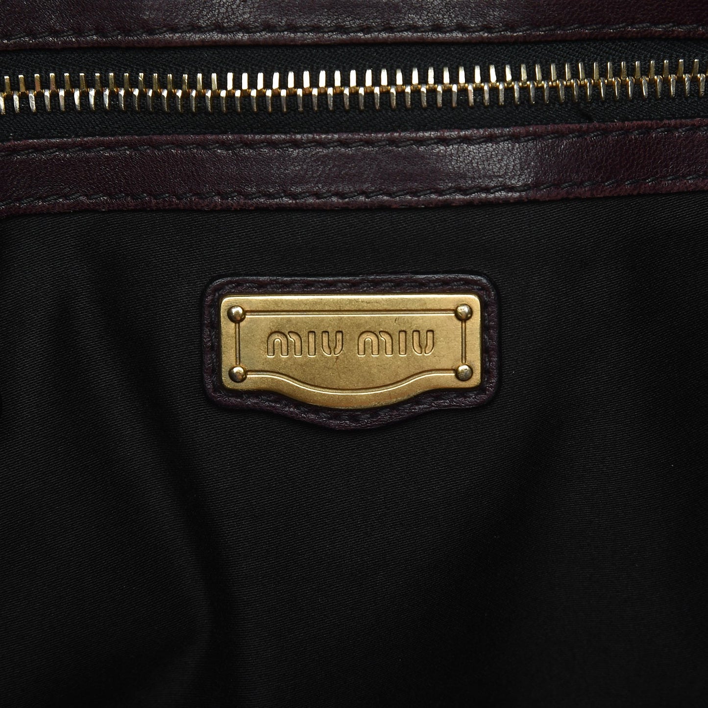 Nappa Matelasse Shopping Tote Brown
