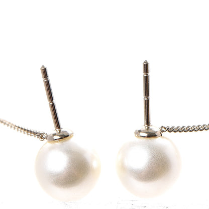 Chanel Pearl CC Drop Earrings Gold 3 of 6