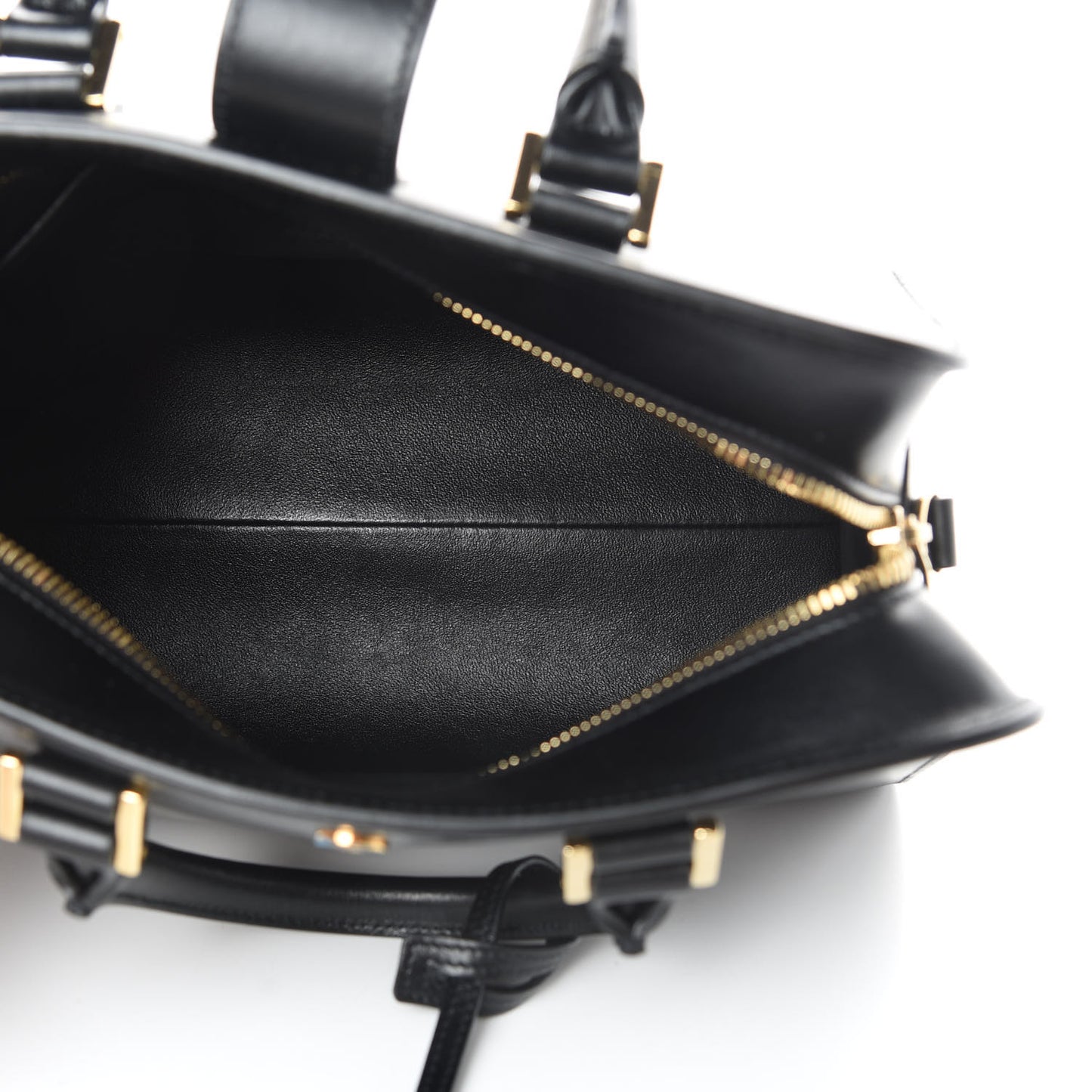 Calfskin Monogram Baby Cabas Black
