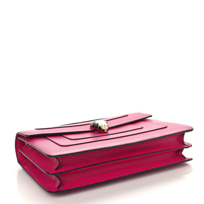 Bulgari Calfskin Serpenti Forever Shoulder Bag Pink 4 of 10